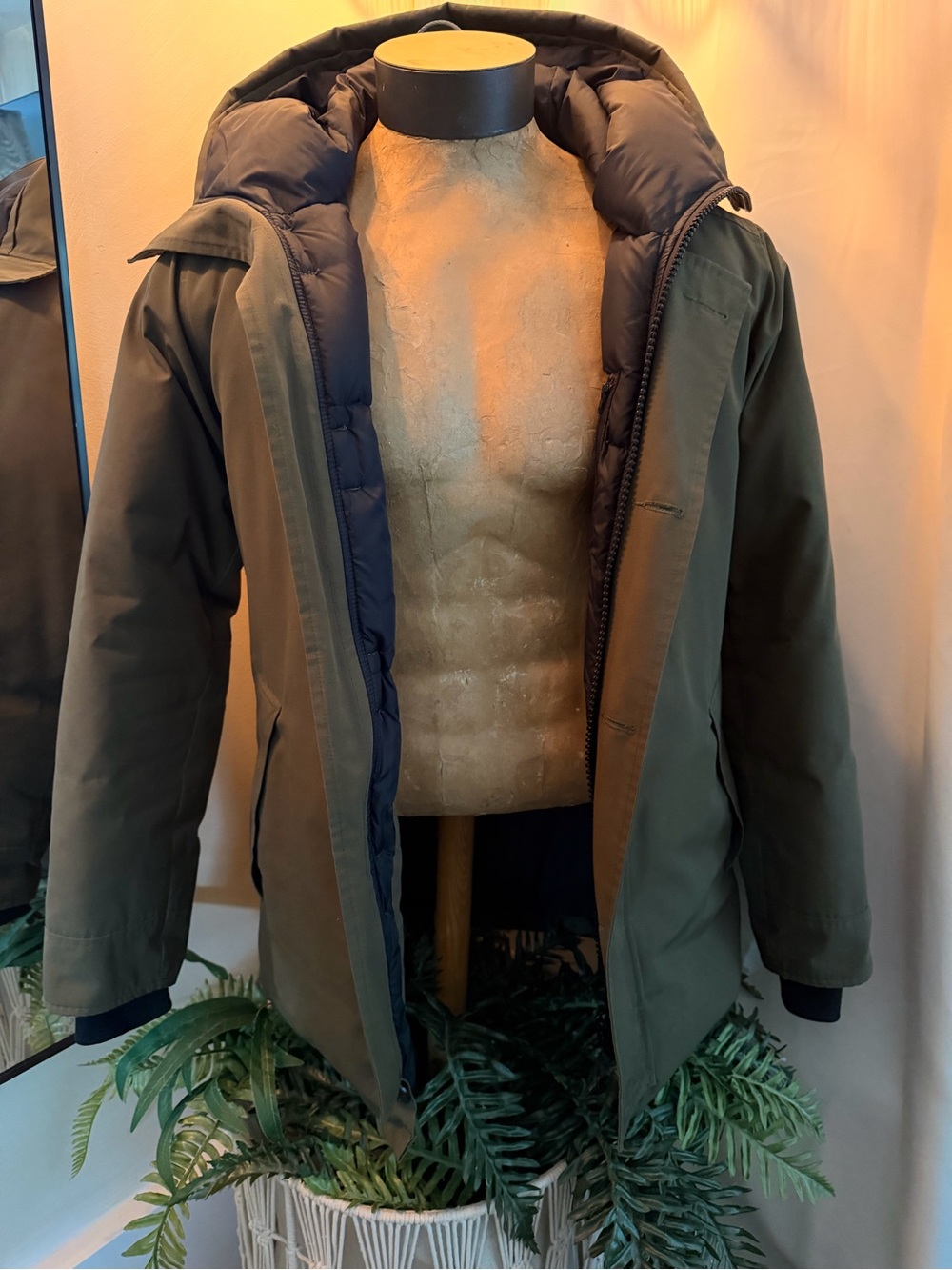 Canada Goose Olive Green Puffer Parka